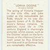 Lorna Doone [Victoria Hopper and John Loder]