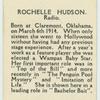 Rochelle Hudson.