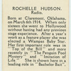 Rochelle Hudson.