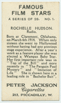Rochelle Hudson.