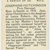 Josephine Hutchinson.