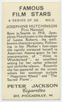 Josephine Hutchinson.