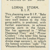 Lorna Storm.