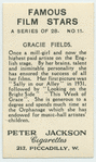 Gracie Fields.
