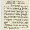 Phillips Holmes.