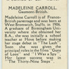 Madeleine Carroll.