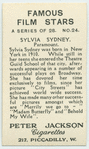 Sylvia Sydney.