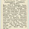 Margaret Lindsay.