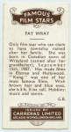 Fay Wray.