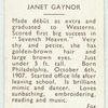 Janet Gaynor.
