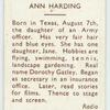 Ann Harding.