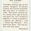 Ida Lupino.