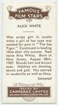 Alice White.
