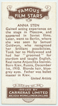 Anna Sten.