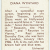 Diana Wynyard.