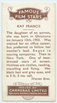 Kay Francis.