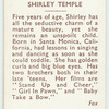 Shirley Temple.