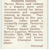 Marion Nixon.
