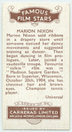 Marion Nixon.