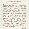 Irene Dunne.