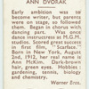 Ann Dvorak.