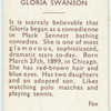 Gloria Swanson.