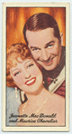 Jeanette Macdonald and Maurice Chevalier.