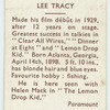 Helen Mack and Lee Tracy.
