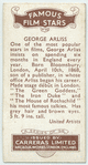 George Arliss.