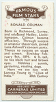 Ronald Colman.