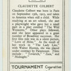 Claudette Colbert