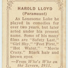 Harold Lloyd