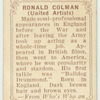 Ronald Colman