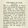 One Night of Love
