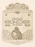 Hugo Kronecker, 1839-1914.