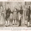 The first meeting of Washington and Lafayette. Philadelphia, August 3rd 1777