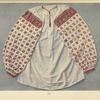 Woman's blouse, ornamented with small cotton crosses, Kobolya Polyana.