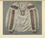 Old type of woman's blouse, ornamented with cotton crosses, Poroškovo.