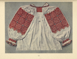 Woman's blouse embroidered with cotton crosses, Buština.