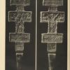 a-b) Wooden carved Hucul cross, showing both sides (Sokolivki)
