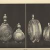 a-b) Shepherd's wooden turned flasks, Black Tisa; c-d) Shepherd's wooden carved flasks, Black Tisa
