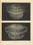 a-b) Plates for Easter cakes, decorated with burnt-in ornamentation, Kossovska Polyana.