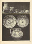 a-e) Pottery from Khust by unknown makers; f-h) Plates and pot made by Janoš Profesur, Sevlyuš