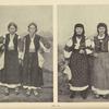 a) Girls with wreaths, Koločava; b) Married women, do [i.e. Koločava]