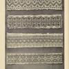 Sleeves of women's blouses embroideres with crosses: a-c) Guklivoye, d) Volovec.