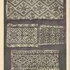 Sleeves of women's  blouses embroidered with crosses: a) Stužice, b) Lyuta, c) Bystra Vrkhovina, d) Lyuta.