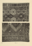 Caucasian carpets: a) Kurd "yamani," b) old Caucasian carpet from Šuša in the Government of Elizabeth.