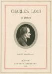 Charles Lamb, 1775-1834.