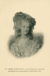 Marie Thérèse Louise de Savoie-Carignan, princesse de Lamballe, 1749-1792.