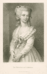 Marie Thérèse Louise de Savoie-Carignan, princesse de Lamballe, 1749-1792.
